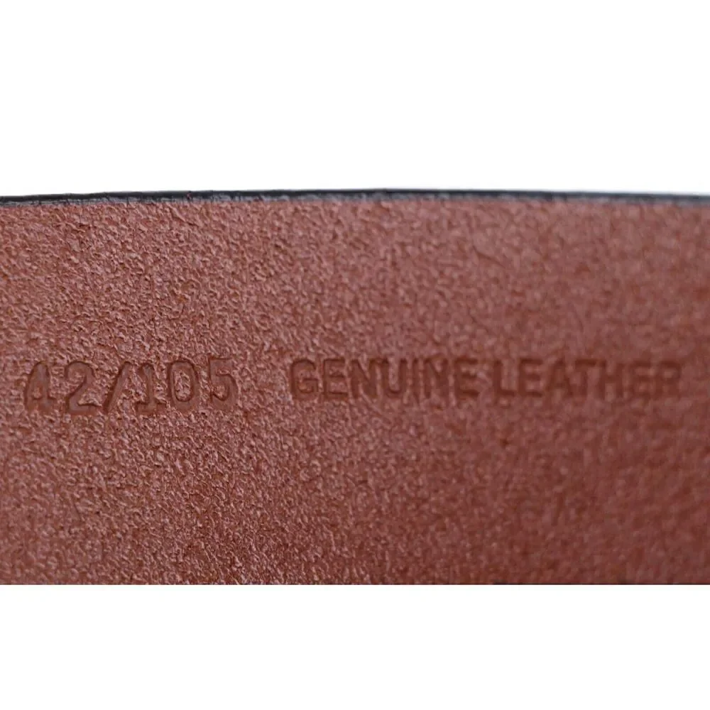CLASSIC BROWN GENUINE LEATHER 1.25